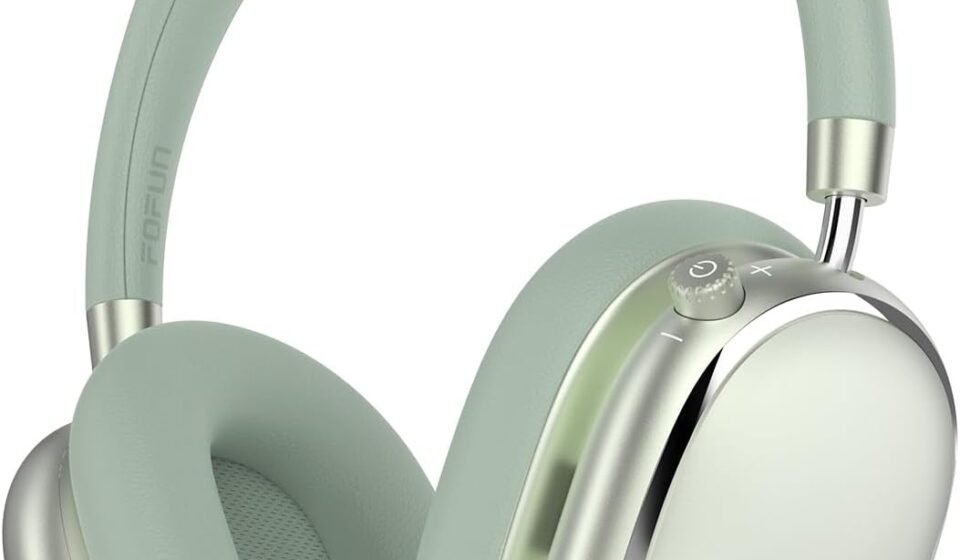 Hybrid Active Noise Cancelling Headphones Over Ear 120H Playtime